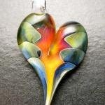 Heart pendant - Glass lampw..