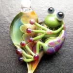 Heart pendant - Glass lampw..